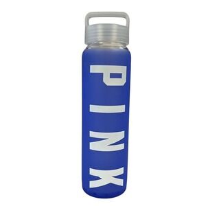 Victoria's Secret PINK‎ Logo Silicone Screw Top 18oz. Water Bottle